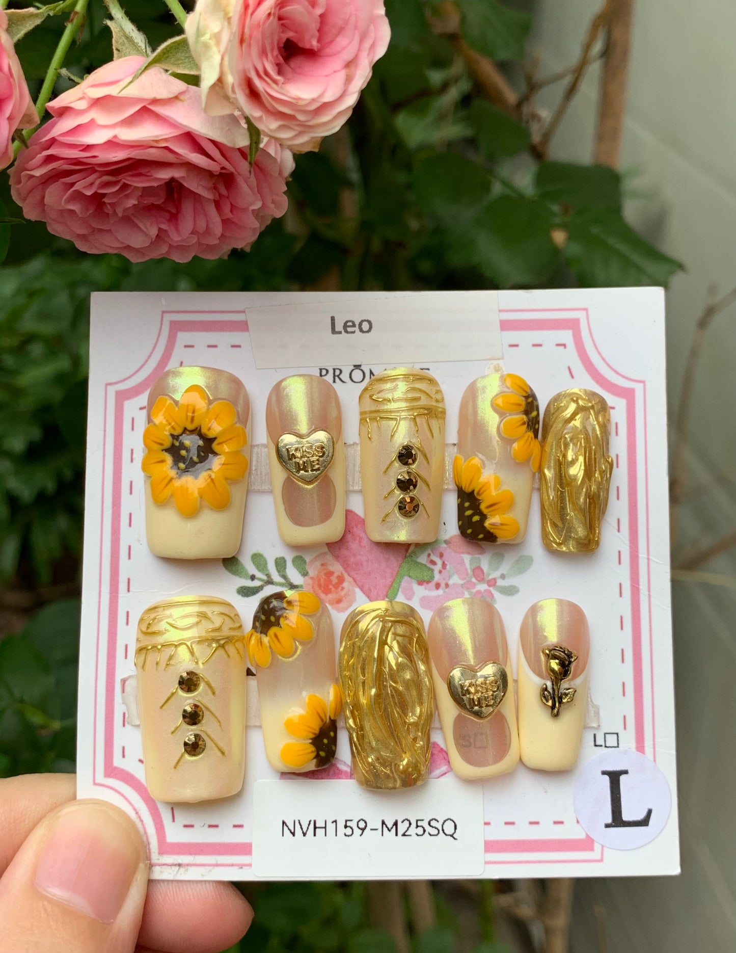 3D FLORAL ZODIAC SIGN 1 INCH COLLECTION