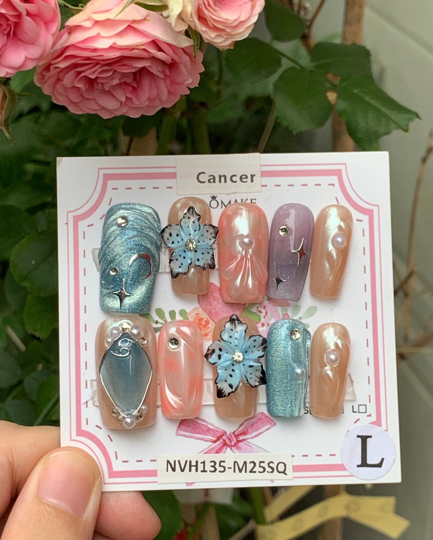 3D FLORAL ZODIAC SIGN 1 INCH COLLECTION