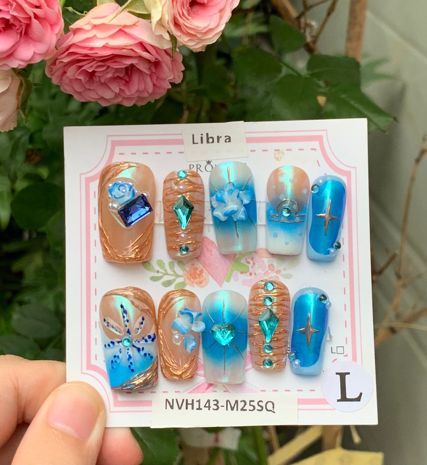3D FLORAL ZODIAC SIGN 1 INCH COLLECTION