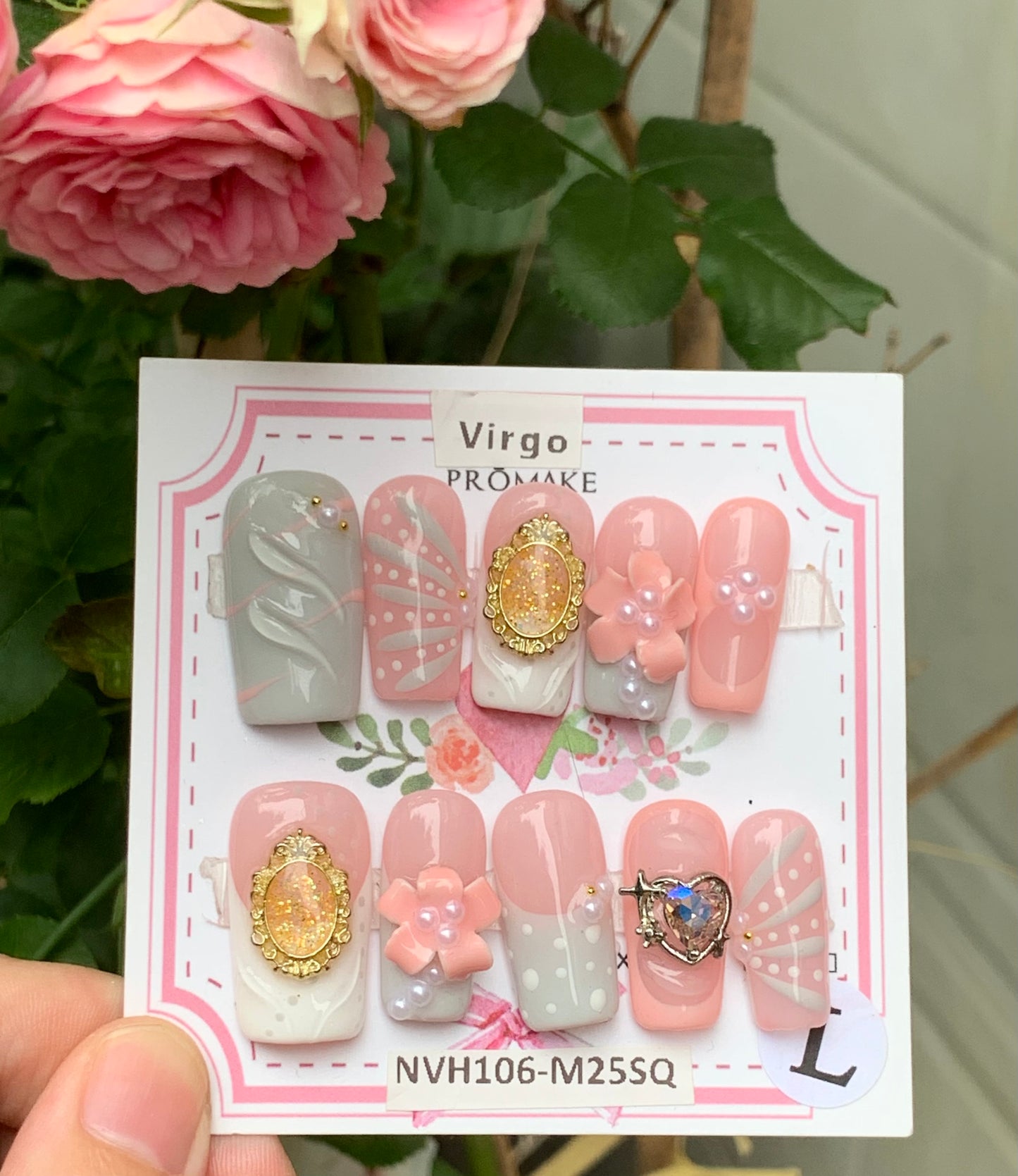 3D FLORAL ZODIAC SIGN 1 INCH COLLECTION