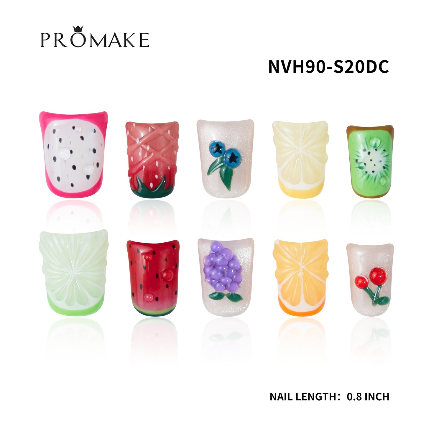 Promake New Drops- New Luxury Handmade Press on Nails-Unique Design-High Quality Nails - With 2 Sets Nails Tools-XS-XL Size
