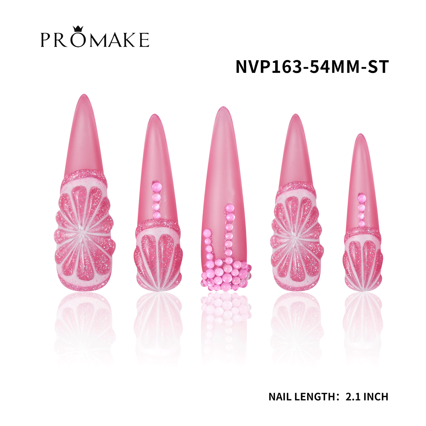 Promake New Drops- New Luxury Handmade Press on Nails-Unique Design-High Quality Nails - With 2 Sets Nails Tools-XS-XL Size