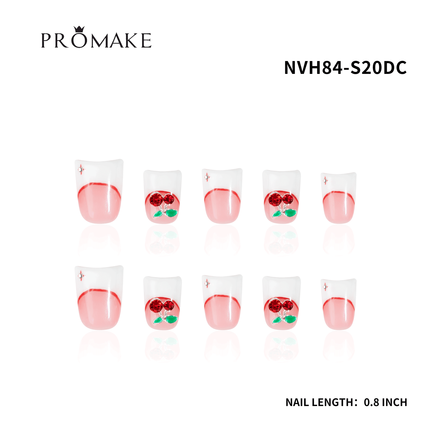 Promake New Drops 2 - New Luxury Handmade Press on Nails-Unique Design-High Quality Nails - With 2 Sets Nails Tools-XS-XL Size(副本)
