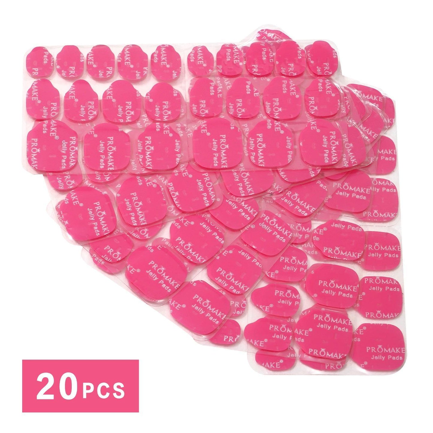 Promake Upgraded Jelly Pads for Press on nails Glue Tabs Waterproof Breathable Double-sided Nail Glue Stikers-20 Pcs- High Quality