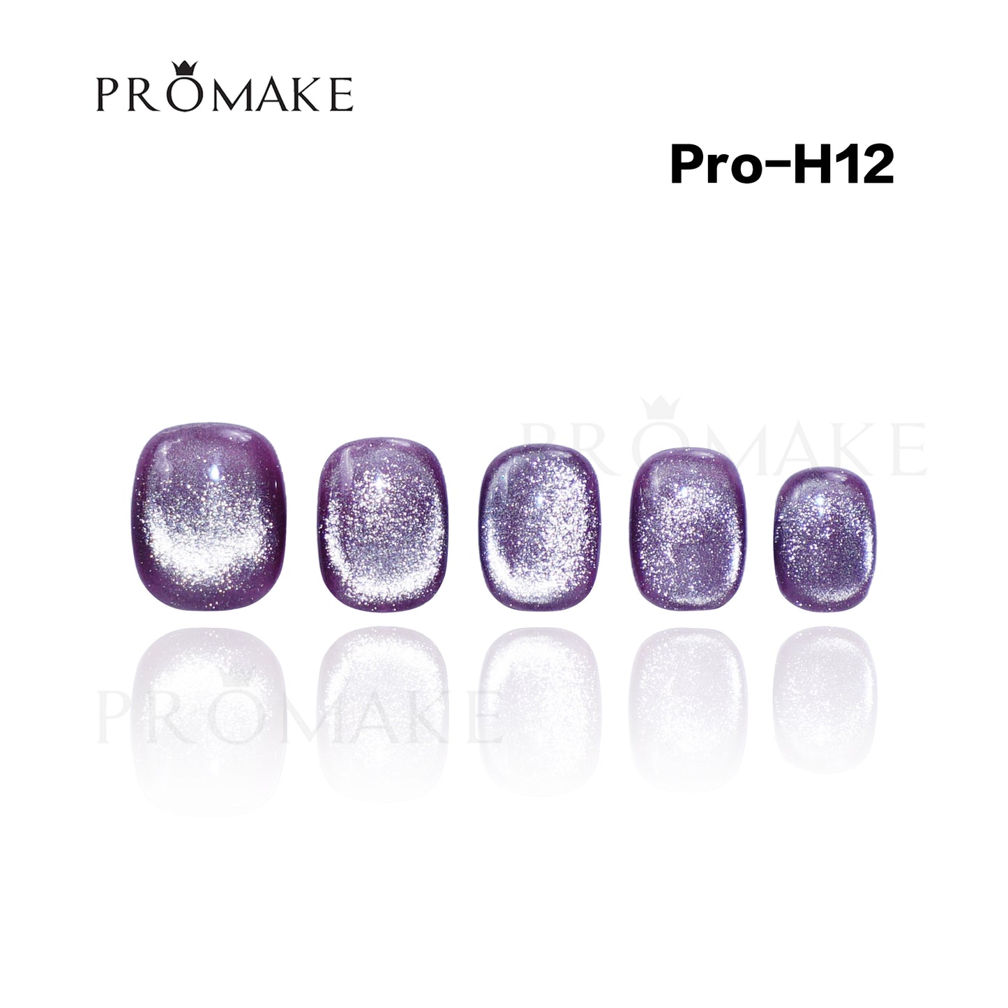 Promake Luxury - Short Length H01-H27 - Handmade Press On Nails Reusable 10PCS