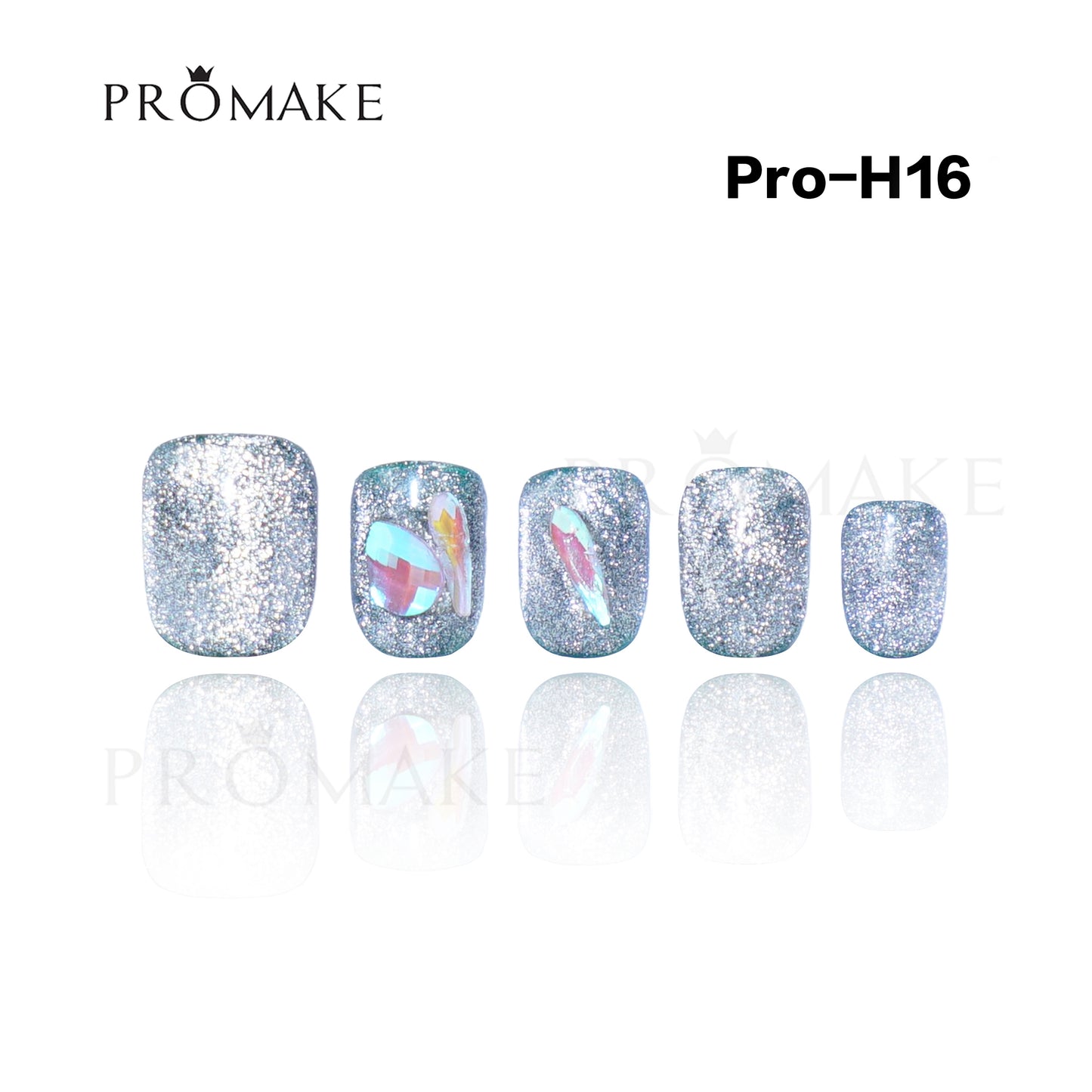 Promake Luxury - Short Length H01-H27 - Handmade Press On Nails Reusable 10PCS