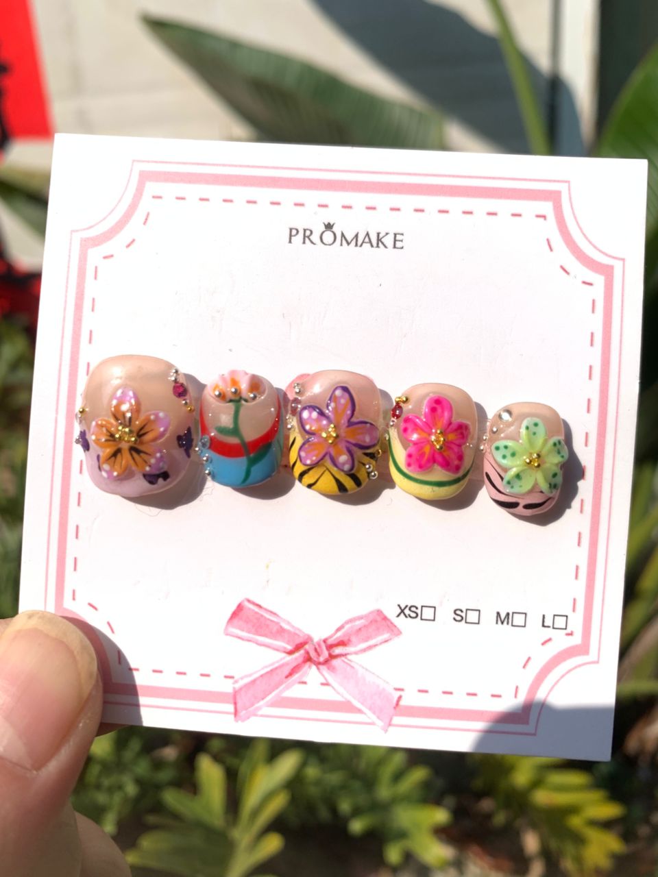 Promake Luxury - Short Length H01-H27 - Handmade Press On Nails Reusable 10PCS