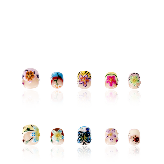 Spring Symphony Short Nails