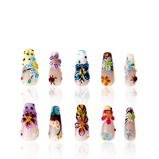 Spring Symphony Regular Length Nails