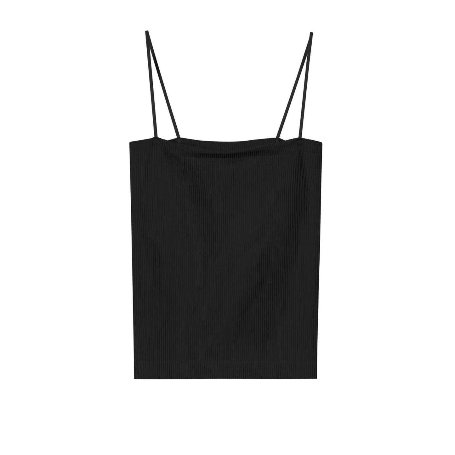 Seamless Beauty Back Camisole Girl Spaghetti Strap Underwear Women's Sling with Chest Pad Base Tube Top One Piece