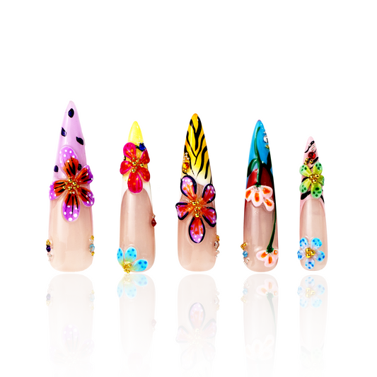 Spring Symphony Long Nails