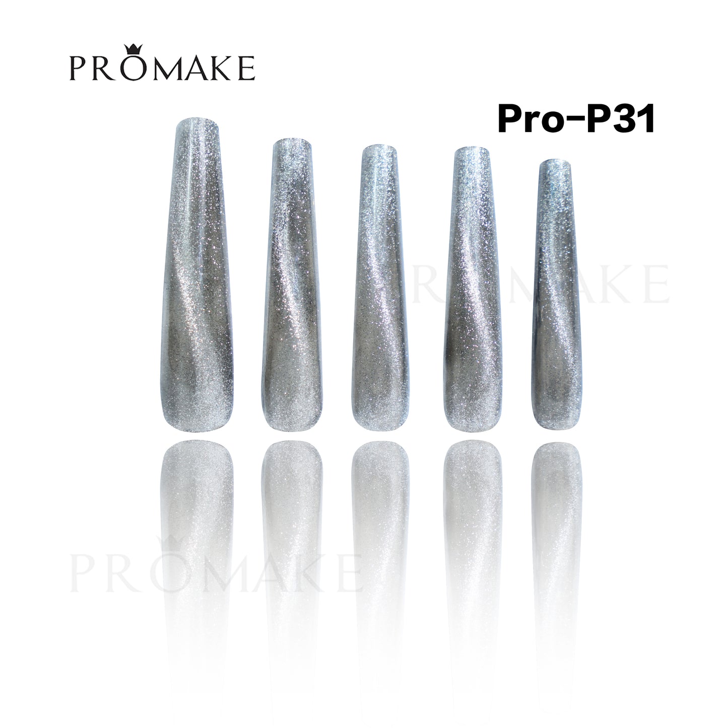 Promake Luxury - Super Long 54MM - P19-P38 - Custom Handmade Press On Nails 10PCS Reuseable Nails wtih Nail tools