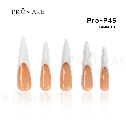 Promake Luxury - Super Long 54MM - P39-P54 - Custom Handmade Press On Nails 10PCS Reuseable Nails wtih Nail tools
