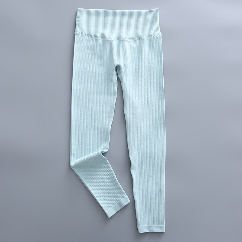 Promakepro Cross-Border Skinny Yoga Pants Vest Sports Fitness Clothes Outfit Top Long Sleeve Women's Seamless European and American Yoga Clothes Manufacturer