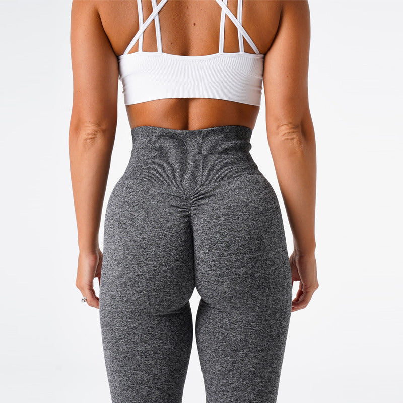 Women Scrucny Leggings Europe and America Cross Border Camouflage Yoga Pants Cropped Pants Pleated Yoga Shorts
