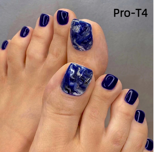 【BUY 3 GET 1】Promakepro ToeNails T1-T36 Press On Nails 24PCS/Sets Unique Design High Quality Reusable