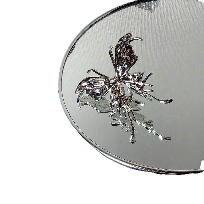 Promake® Liquid Metal Pleated Butterfly Opening Ring