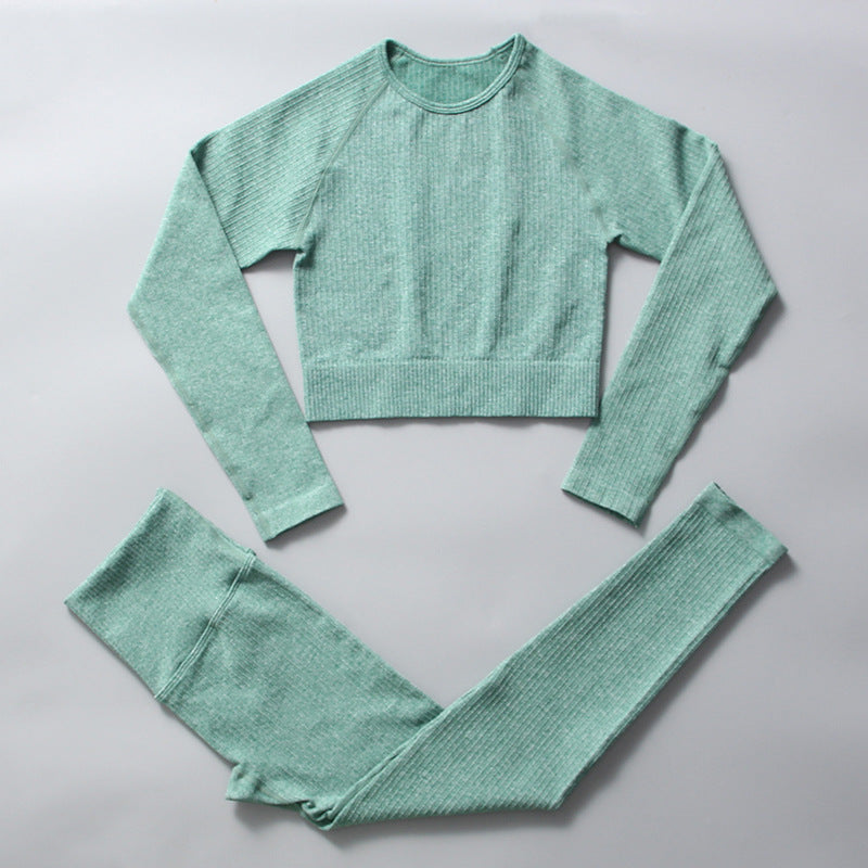 Promakepro Amazon Cross-Border Yoga Suit European and American New Elastic Tight Sports Hip Lifting Fitness Sportswear for Women