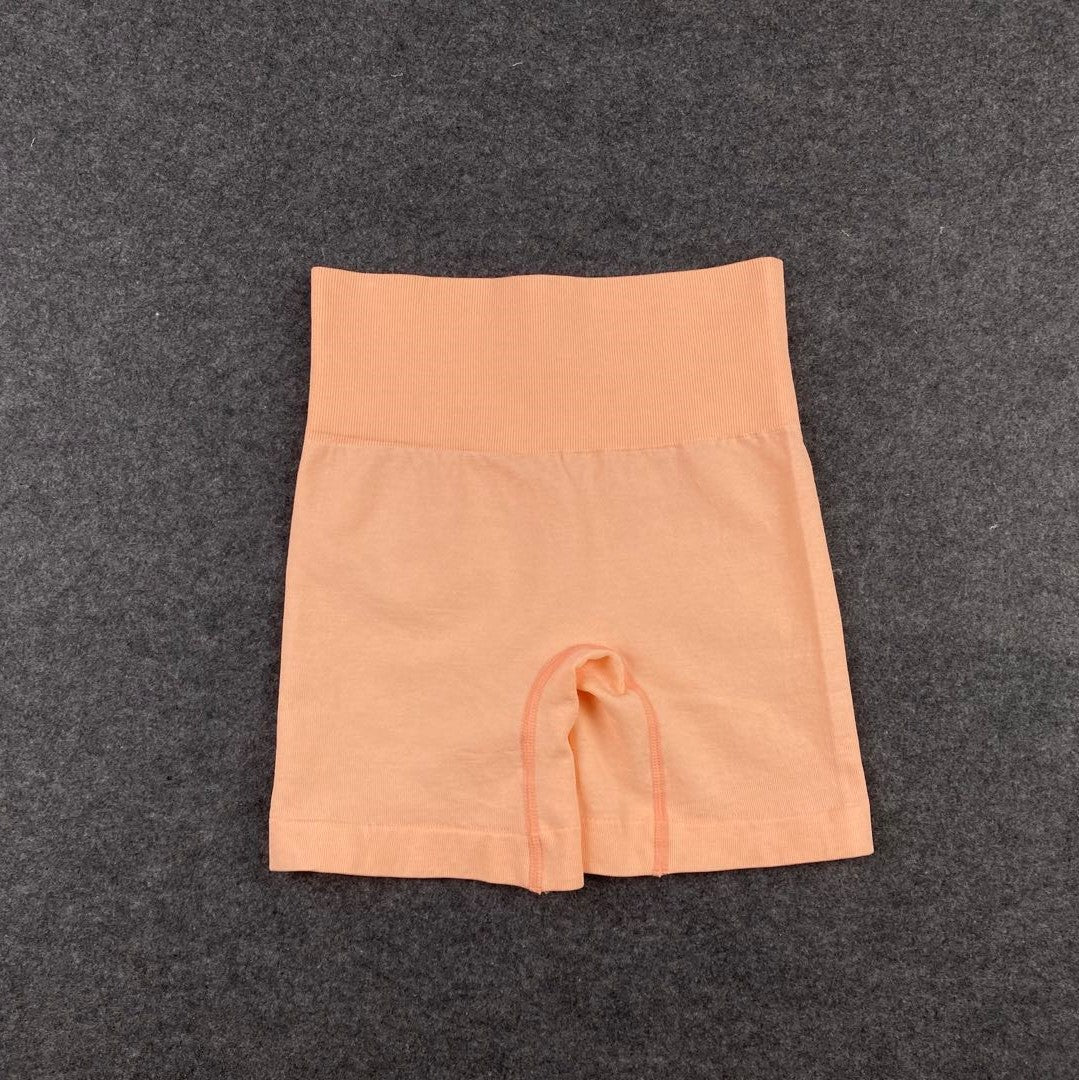 Promakepro Cross-Border New Arrival Seamless Knitted Quick-Drying Yoga Clothes Women's High Waist Hip Lift Tight Sports Yoga Pants Four-Piece Set in Stock