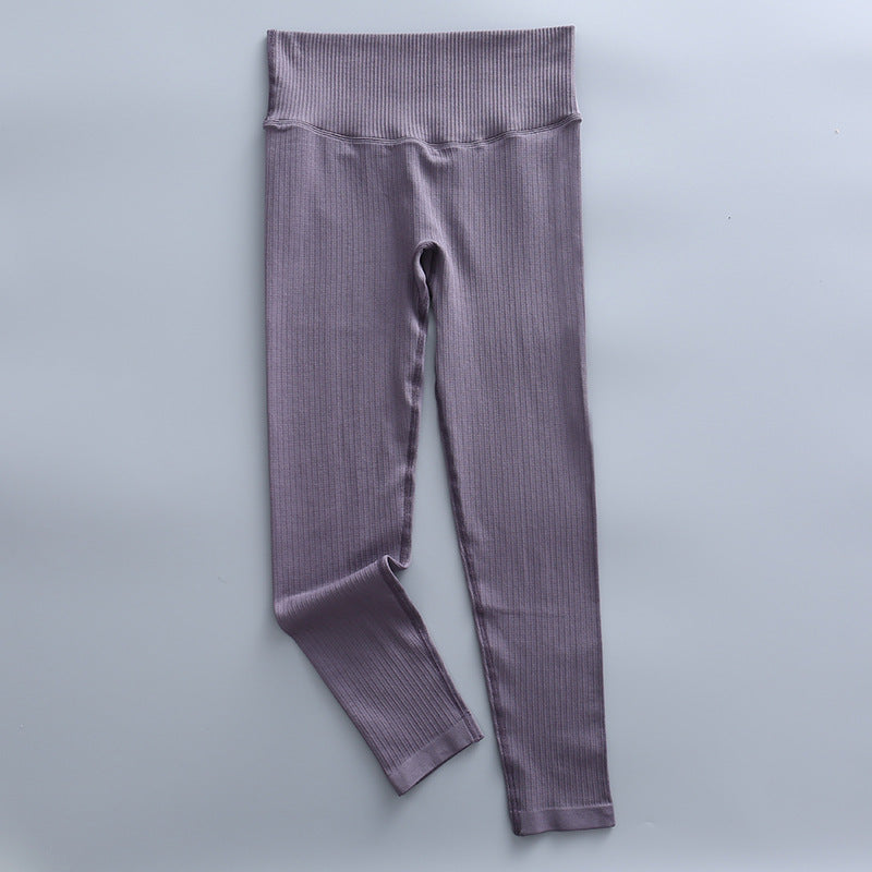 Promakepro Cross-Border Skinny Yoga Pants Vest Sports Fitness Clothes Outfit Top Long Sleeve Women's Seamless European and American Yoga Clothes Manufacturer