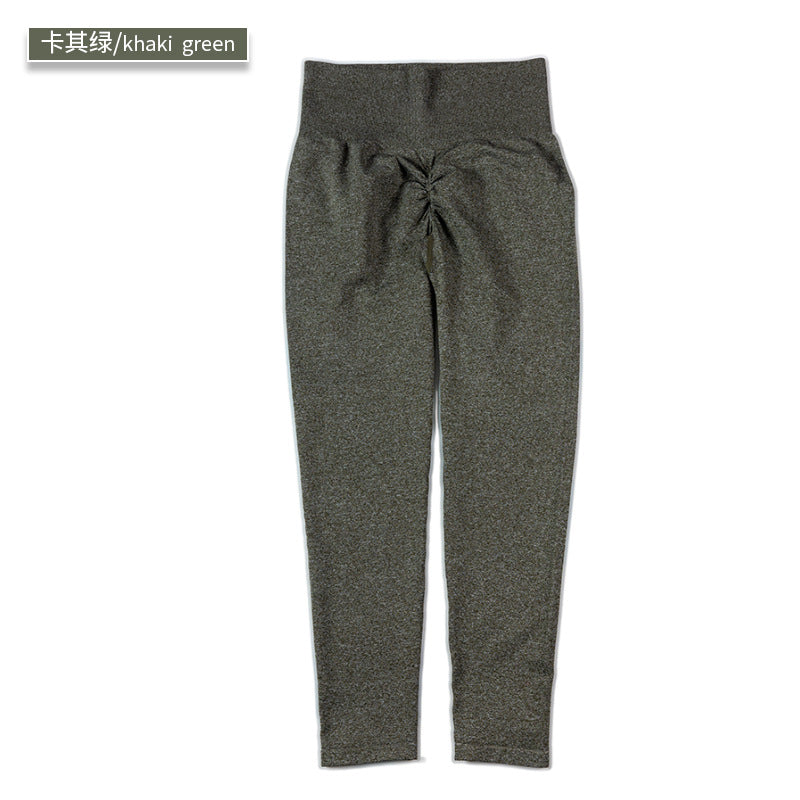 Women Scrucny Leggings Europe and America Cross Border Camouflage Yoga Pants Cropped Pants Pleated Yoga Shorts