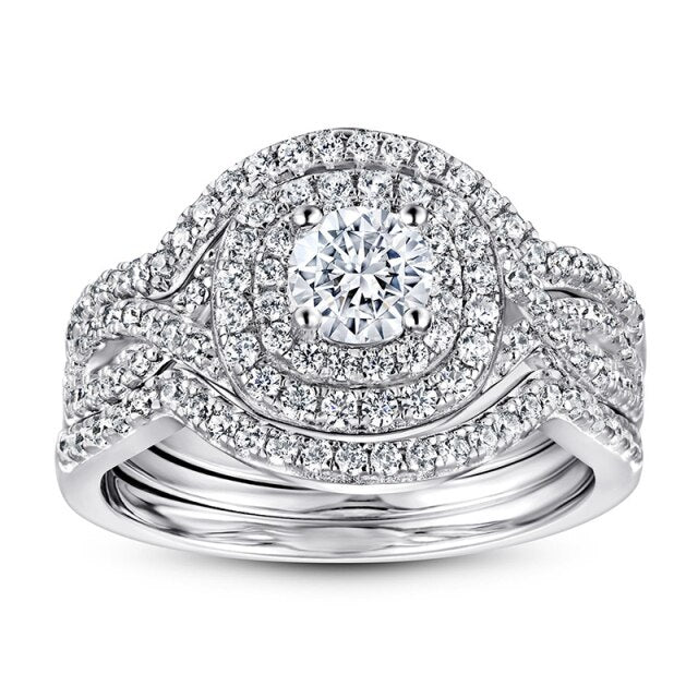 Promake® | Diamond Sterling Silver Rings