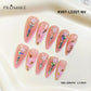 Promake x Kymieann Luxury Handmade Press on Nails-  Hand Nails and Toe Nails-  Nail Art Nail Care-With Nails Tools-  Salon Quality-  33MM Length-  Long Length-  S-L Size
