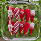 Promake Angel Christmas Collection-  Luxury Handmade Press on Nails-Nail Art Nail Care-With Nails Tools- Different Length  - S-L Size