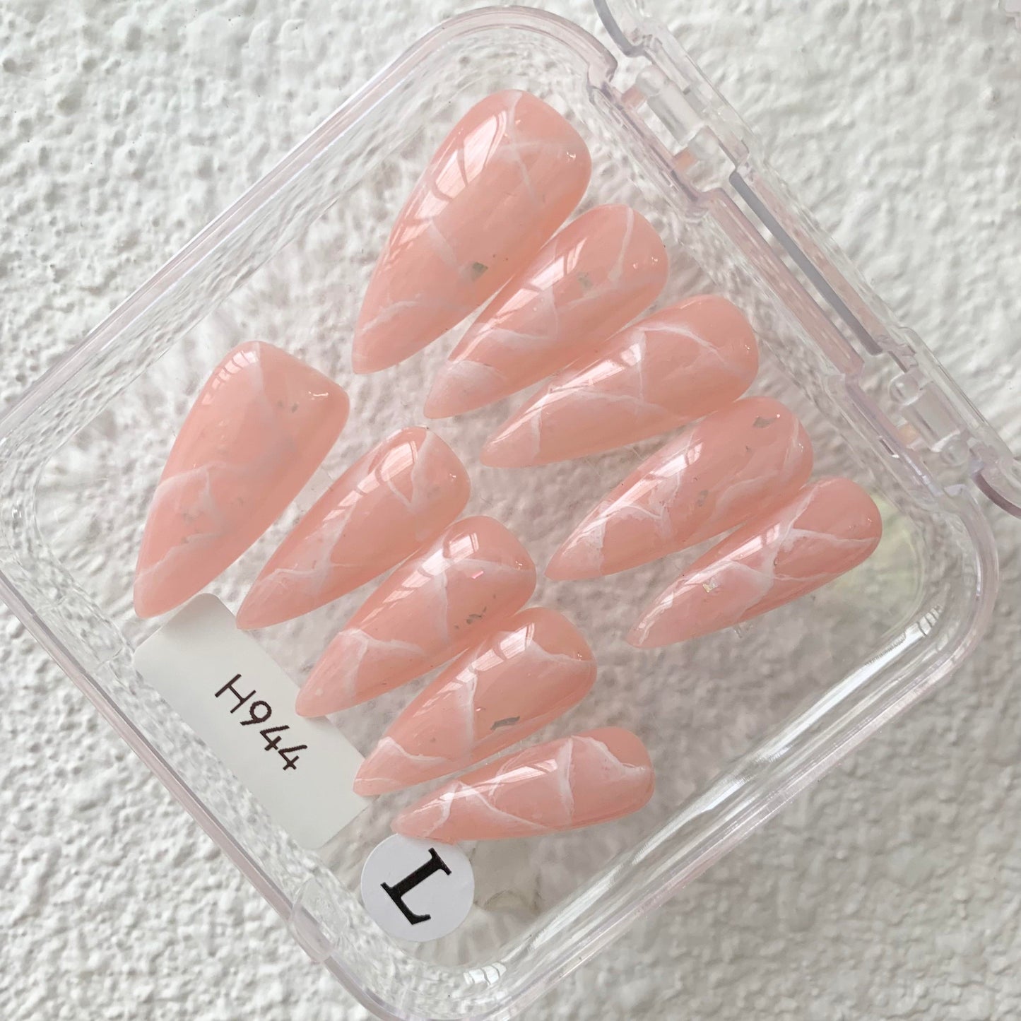 Promake | Two Trending  Luxury Handmade Acrylic Press On Nails for Women - Reusable, 3D Nail Art, Rhinestones, Unique Designer Styles, Multiple Shapes & Lengths, Upgraded Application Kit, Multi-Size