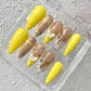 Promake Summer Paradise Collection - Luxury Handmade Press On Nails, 2026 New Summer Nail Inspo Designs for Beach Vacation, Pool Day