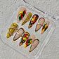 Promake Summer new design - Luxury Handmade Press On Nails, 2026 New Summer Nail ,beach nails,floral nails | long lasting/reuse,sumer limitetd