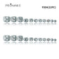 |Promake Toe Nails|- Totally 22 PCS Toe Nails- Luxurious Feet Nails- 100% Hand Made- Press On Toe Nails- Foot Nails
