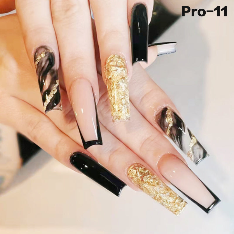 [Buy 6 Get 2]Promakepro Long-length 1-100 Press On Nails 24PCS/Sets Unique Design High Quality Reusable