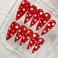 Promake | One Trending Luxury Handmade Press On Nails for Women, Reusable 3D Acrylic Fake Nails, Rhinestone & Unique Nail Art Designs, Multiple Shapes and Lengths, Ships from USA