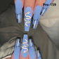 [Buy 6 Get 2]Promakepro Long-length 101-159Press On Nails 24PCS/Sets Unique Design High Quality Reusable