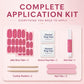 Promake V20-L33ST Handmade Press On Nails, Summer Beach Ready, Nail Inspo Name Accessory