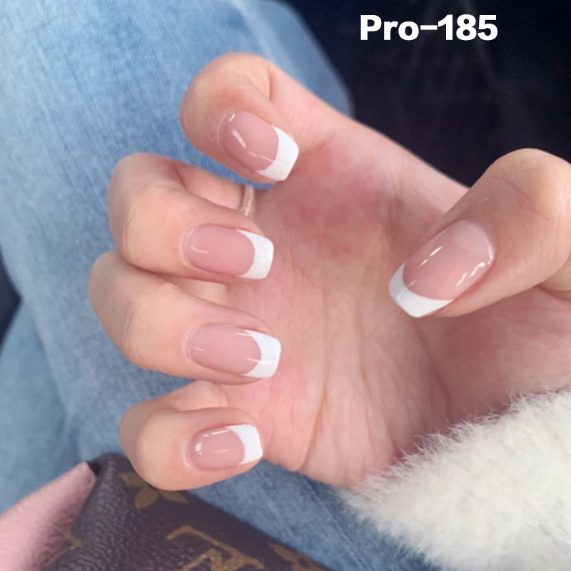[Buy 6 Get 2]Promakepro Short-Length 160-240 Press on Nails Manicure 24PCS/Sets Unique Design Reusable