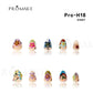 Promake Nails | New XS Size | 100% Handmade Luxury Nails-  Luxury Handmade Press on Nails-Nail Art Nail Care-With Nails Tools-Different Length