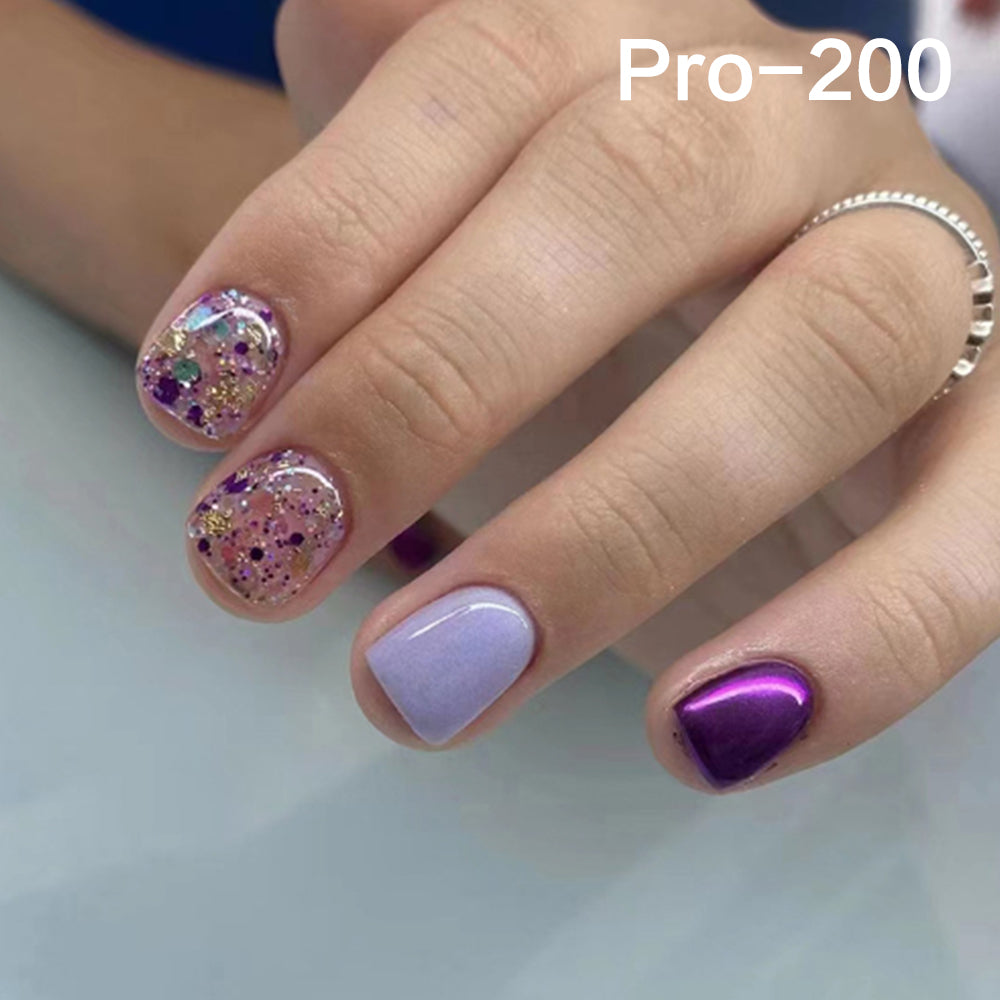 [Buy 6 Get 2]Promakepro Short-Length 160-240 Press on Nails Manicure 24PCS/Sets Unique Design Reusable