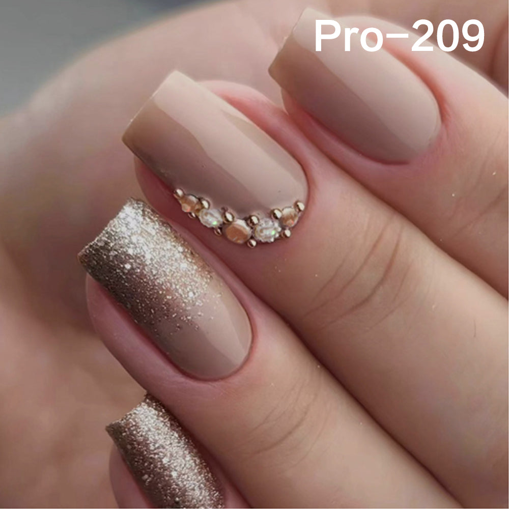 [Buy 6 Get 2]Promakepro Short-Length 160-240 Press on Nails Manicure 24PCS/Sets Unique Design Reusable