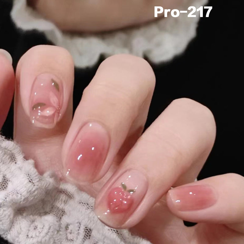 [Buy 6 Get 2]Promakepro Short-Length 160-240 Press on Nails Manicure 24PCS/Sets Unique Design Reusable