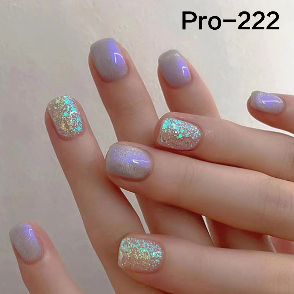 [Buy 6 Get 2]Promakepro Short-Length 160-240 Press on Nails Manicure 24PCS/Sets Unique Design Reusable
