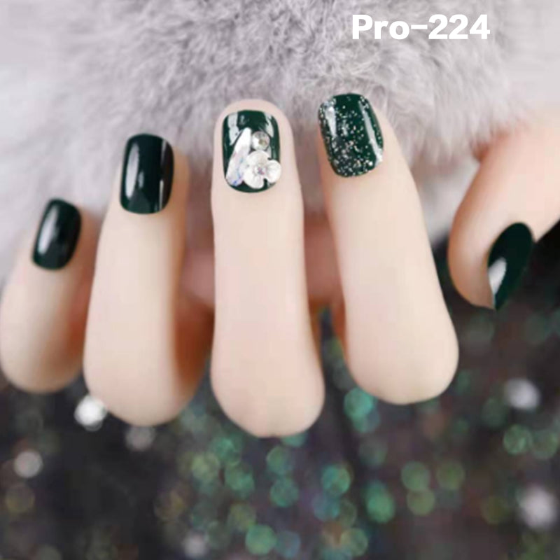 [Buy 6 Get 2]Promakepro Short-Length 160-240 Press on Nails Manicure 24PCS/Sets Unique Design Reusable