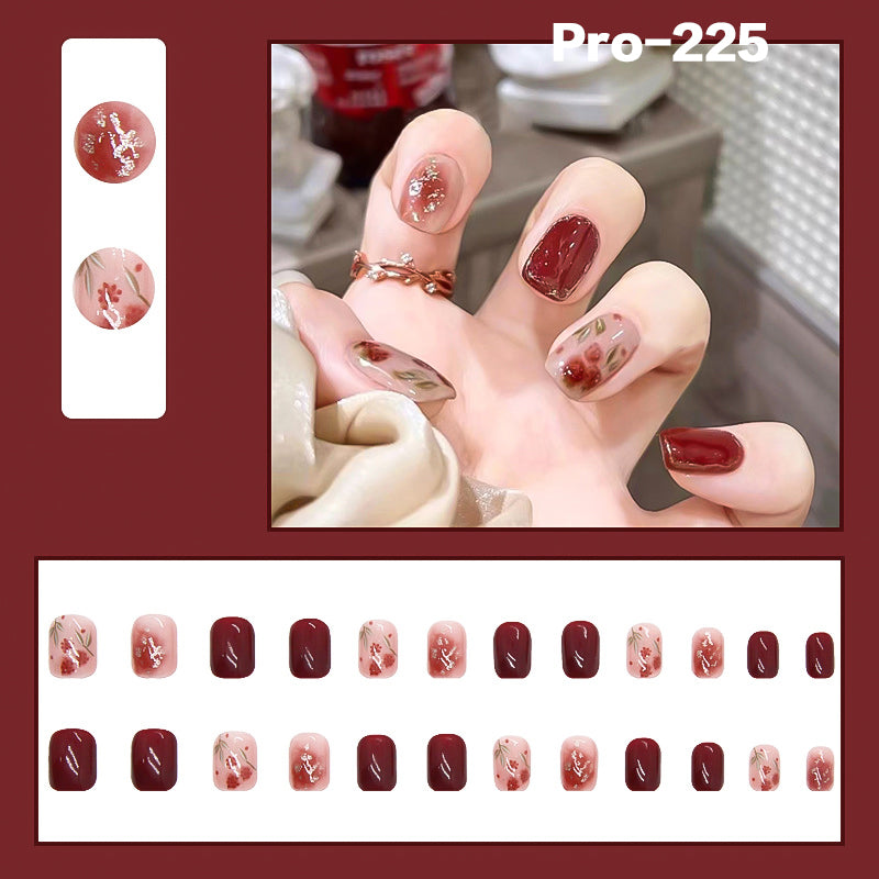 [Buy 6 Get 2]Promakepro Short-Length 160-240 Press on Nails Manicure 24PCS/Sets Unique Design Reusable