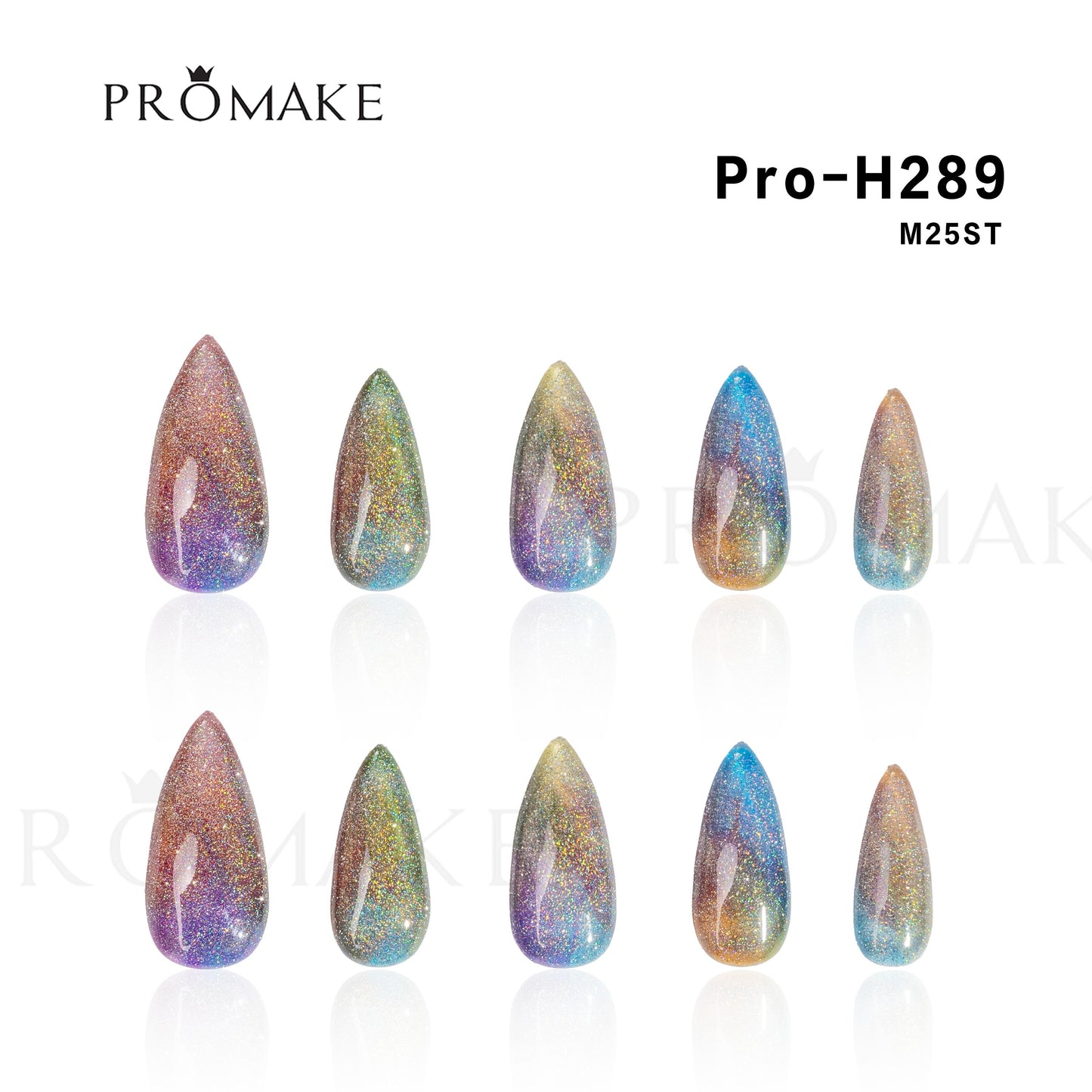 Promake Nails | XL Size | 100%Handmade Luxury Nails- Luxury Handmade Press on Nails-Nail Art Nail Care-With Nails Tools-Different Length