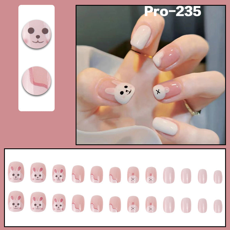 [Buy 6 Get 2]Promakepro Short-Length 160-240 Press on Nails Manicure 24PCS/Sets Unique Design Reusable