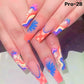 [Buy 6 Get 2]Promakepro Long-length 1-100 Press On Nails 24PCS/Sets Unique Design High Quality Reusable