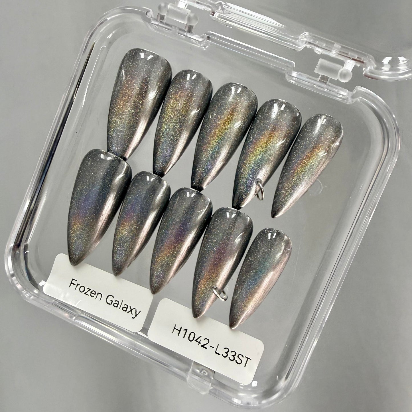 Promake 2026 New Summer Press-On Nails Collection| 100% Handmade Luxury Nails- Beach Ready Nails- Salon Nails at Home- Long Nail Set  with Art Designs & Care Tools - Ready to Gift - Size S-L