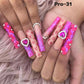 [Buy 6 Get 2]Promakepro Long-length 1-100 Press On Nails 24PCS/Sets Unique Design High Quality Reusable