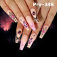 [Buy 6 Get 2]Promakepro 335~368 Press on Nails with Halloween Design 24PCS/Sets Reusable